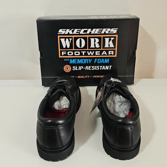 Skechers Work: Cottonwood - Cantix /Black / men\'s Size 10.5 - 200251